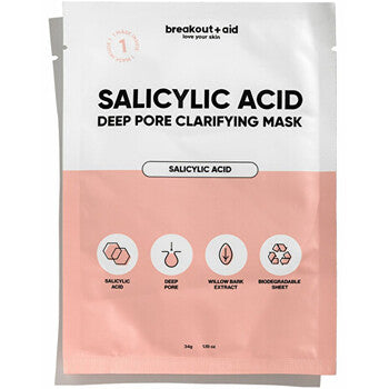 Breakout+aid - Clarifying Mask - Puhdistava naamio tukkeutuneille ihohuokosille