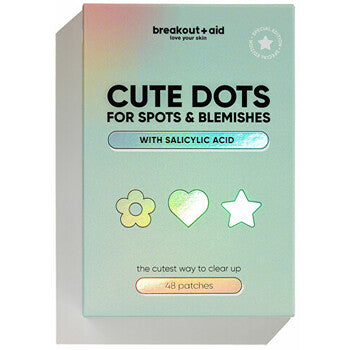Breakout+aid - Cute Dots - Paikalliseen aknen hoitoon tarkoitetut laastarit ( 48 ks )