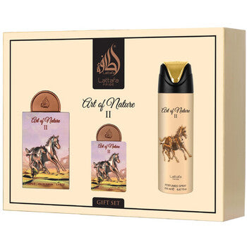 Lattafa - Lattafa Pride Art Of Nature Ii Edp 100 ml + Edp 20 ml + vartalosuihke 200 ml (unisex)