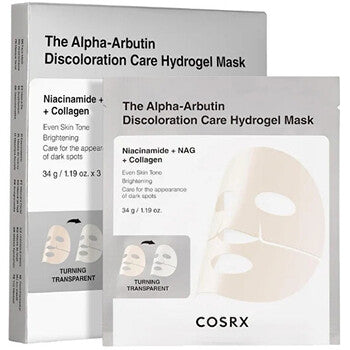 Cosrx - Discoloration Care Hydrogel -naamio Trio - Sada pleťových masek