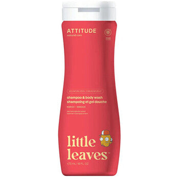 Attitude - Little Leaves Mango Shampoo - Lasten vartalosaippua ja shampoo