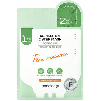 Banobagi - Derma Expert Pore Care 2 Step Mask - Kaksivaiheinen naamio laajentuneiden ihohuokosten vähentämiseen
