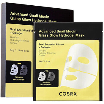 Cosrx - Glass Glow Hydrogeelinaamiosetti - Sada kasvonaamiota
