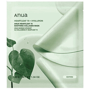 Anua - Heartleaf 70 Soothing Collagen Mask - Rauhoittava naamio