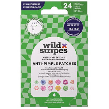 Wild Stripes - Groovy Protect Anti-Pimple Patches - Hydrokolloidiset aknelaastarit hyaluronihapolla