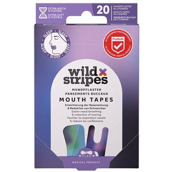 Wild Stripes - Sunset Mouth Patches - Suulaastarit tukemaan nenähengitystä yön aikana