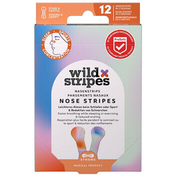 Wild Stripes - Sunrise Nenälaastarit - parempaan unenlaatuun