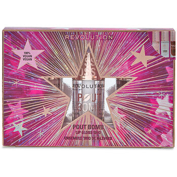 Makeup Revolution - Pout Bomb Plumping Lip Gloss Trio Gift Set - Lahjasetti