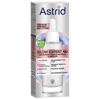 Astrid - Glow Expert Serum - seerumi tummia läiskiä ja ryppyjä vastaan