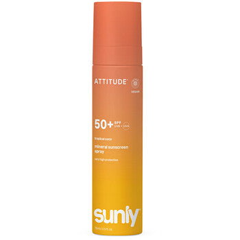 Attitude - Sunly Mineral Spray Spf 50 - Mineraalinen aurinkovoide suihkeessa