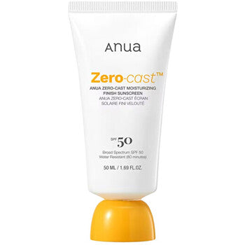 Anua - Zero-Cast Kosteuttava viimeistely aurinkovoide Spf 50