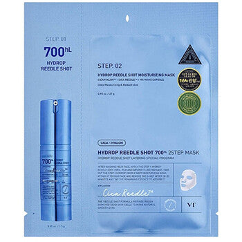 Vt Cosmetics - Hydrop Reedle Shot 700hl Sheet Mask - Kasvonaamio