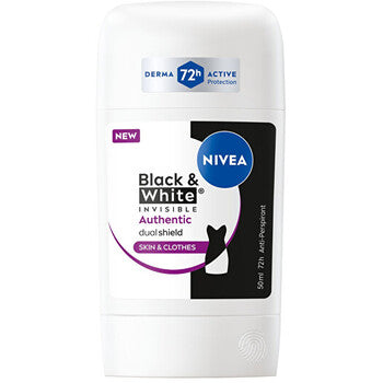 Nivea - B&W Authentic Anti-Perspirant - Tuhý antiperspirant