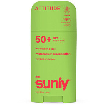 Attitude - Kids Sunly Stick Spf 50 - Lasten mineraalinen aurinkovoide