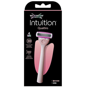 Wilkinson Sword - Intuition Quattro - Höylä + 1 ajopää