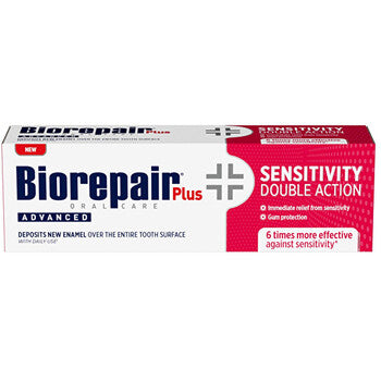 Plus Advanced - Biorepair Plus Advanced Sensitivity Double Action Toothpaste 75ml 2.5fl.oz - Pack of 2