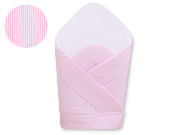 Vauvapesä vahvistetulla pohjalla- Hanging Hearts pink strips