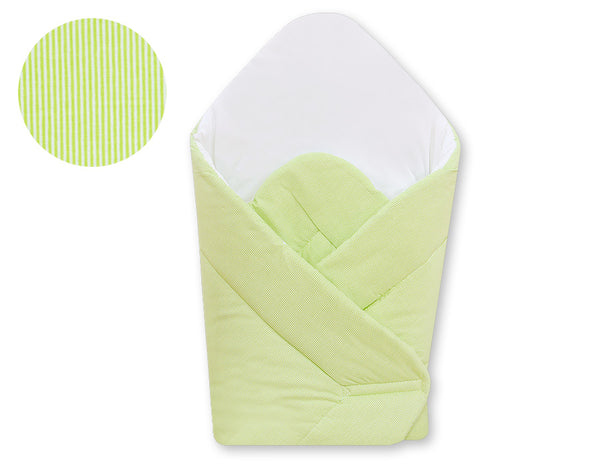Vauvapesä vahvistetulla pohjalla- Hanging Hearts green strips