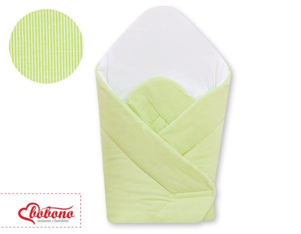 Vauvapesä vahvistetulla pohjalla- Hanging Hearts green strips