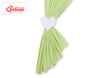 Bobono - Vauvanhuoneen verhot Hanging Hearts vihreä raidat
