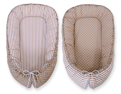 Unipesä - Dots On Brown/ Strips