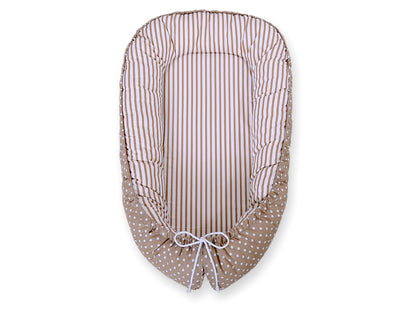 Unipesä - Dots On Brown/ Strips