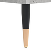 Betoninharmaa senkki Caramfil 69,5x34x90cm (puinen)