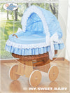 My Sweet Baby - 4-osainen vuodesetti Moses Basket/Wicker crib 58962-109 tai 78962-109