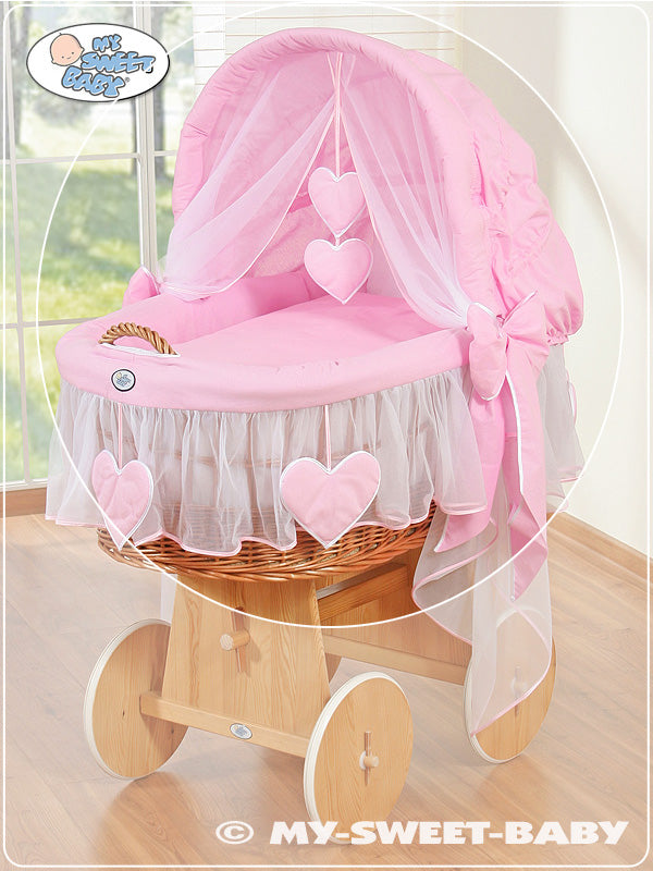 My Sweet Baby - Päällissetti 4 osaa Moses Basket / Wicker crib 58962-122 tai 78962-122