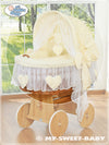 My Sweet Baby - Moses Basket/Wicker crib -vuodevaatesetti 4 osaa no. 58962-142 tai 78962-142