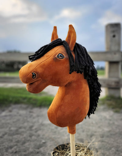 Premium Keppihevonen / Hobby Horse - Light bay horse A3