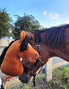 Premium Keppihevonen / Hobby Horse - Light bay horse A3