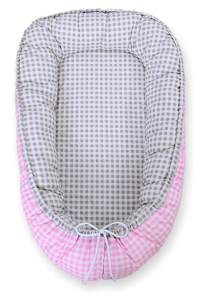 Unipesä - Grey Checkered/ Pink Checkered