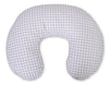 Monikäyttöinen ergonominen imetystyyny - Grey checkered