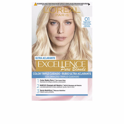 Excellence Creme Dye #01 Natural Ultra Light Blonde 192 Ml