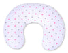Monikäyttöinen ergonominen imetystyyny - Grey-pink stars