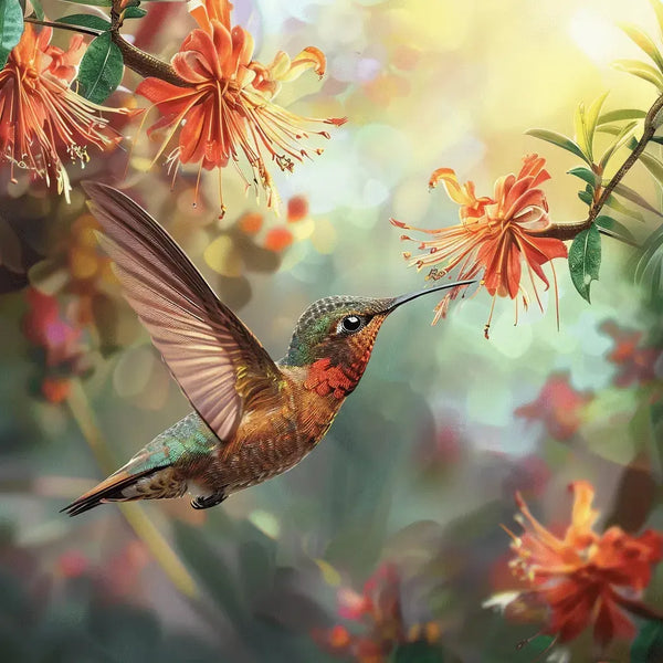 Aerial Performance 40x40cm - Timanttimaalaus