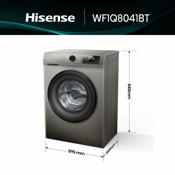 Hisense pesukone 8 kg harmaa