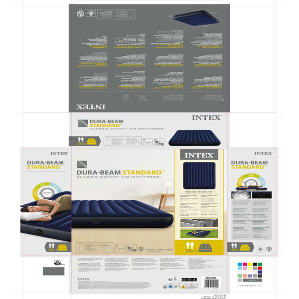 Intex puhallettava patja 183 x 25 x 203 cm