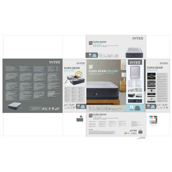 Intex Comfort-Plush puhallettava patja 152x203 cm