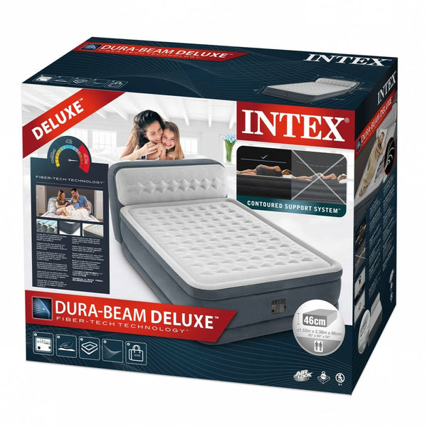 Intex Beam Deluxe Ultra Plush puhallettava patja 152x46x236 cm