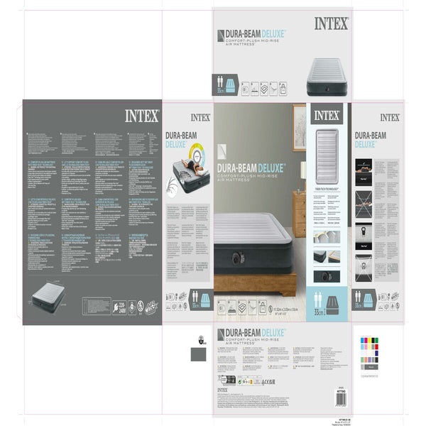 Intex Queen Series H Mid-Rise puhallettava patja