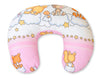 Monikäyttöinen imetystyyny - irrotettava päällinen - Forest animals pink