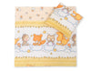 Vauvan peitto 77x77cm ja tyyny - Forest animals cream