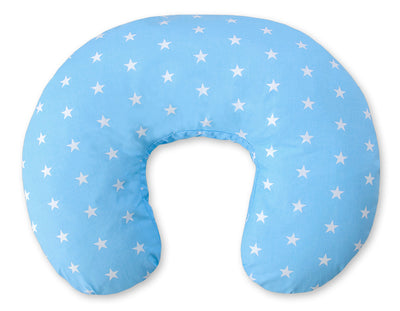 Monikäyttöinen ergonominen imetystyyny - Blue Stars