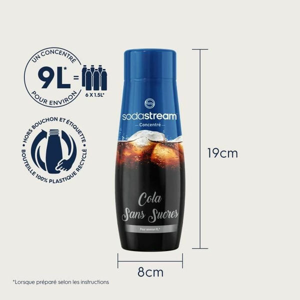 SodaStream Cola -tiiviste sokeriton 440 ml, 6-pack