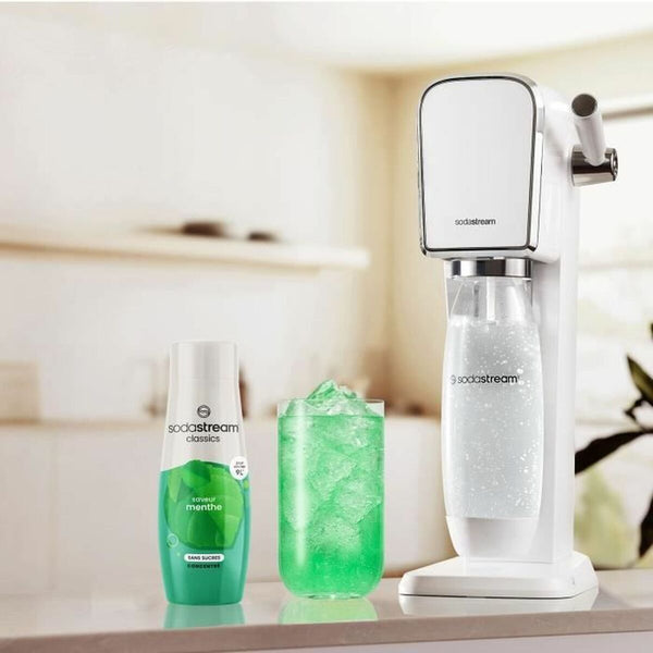 Sodastream soodakone mintun makuisella tiivisteellä - Vuodevaatteet.fi