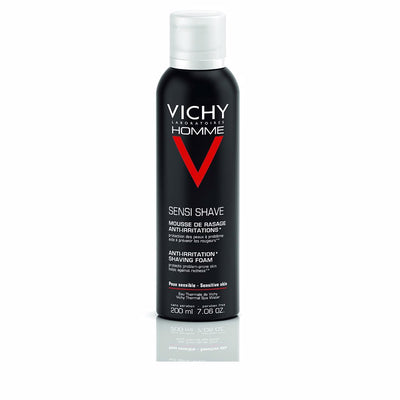 Vichy homme vaahtoava parranajogeeli herkälle iholle 200 ml