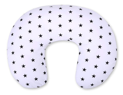 Monikäyttöinen ergonominen imetystyyny - Black stars