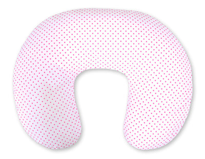 Monikäyttöinen ergonominen imetystyyny - Pink dots